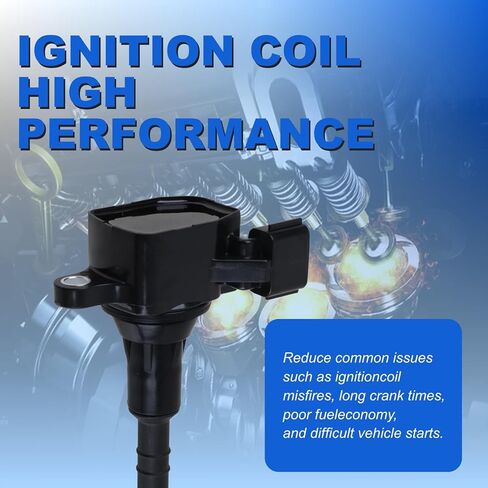 UF349 High-Performance Ignition Coils Set of 6 Compatible with Nissan Altima/Maxima/Murano/Frontier/Quest/Xterra/Pathfinder & Infiniti I35/QX4 3.5L V6 - Replaces C1406 224488J115 in Kuwait