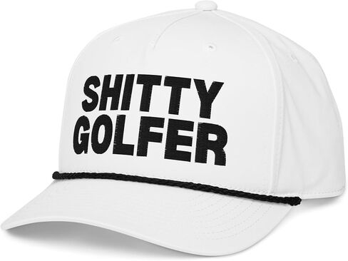 قبعة جولف كلاسيكية مطرزة من NX Shitty Golfer، قبعة جولف مرحة قابلة للتعديل in Saudi Arabia