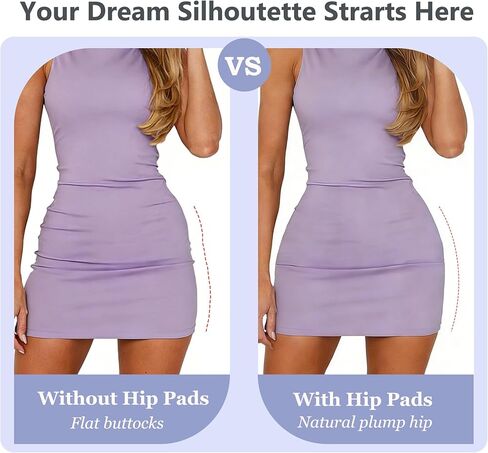 وسادات الورك من السيليكون، وسادات لاصقة للمؤخرة، معززة للأرداف غير مرئية وقابلة لإعادة الاستخدام، قطعتان in Kuwait