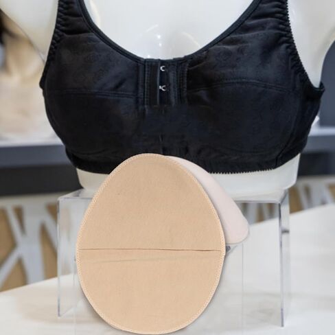 Breast Prosthesis Cover Bra Insert Sleeve Lightweight Cotton Protective Pad for Breast Forms Skin-Friendly Breathable Bra Accessories in Saudi Arabia