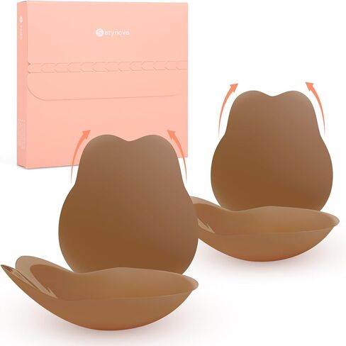 أغطية حلمات مع رفع للنساء، زوجان من حمالة صدر لاصقة قابلة لإعادة الاستخدام قابلة لإعادة الاستخدام لاصقة لرفع فطائر اللحم موكا in Kuwait