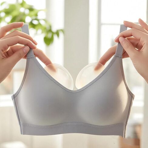 بتلات الثدي، زوج واحد من بتلات لاصقة من السيليكون - بطانة حمالة صدر شفافة وطبيعية للارتداء اليومي، معزز صدر مريح وغير مرئي، مثالي لبدلات السباحة والفساتين in Kuwait