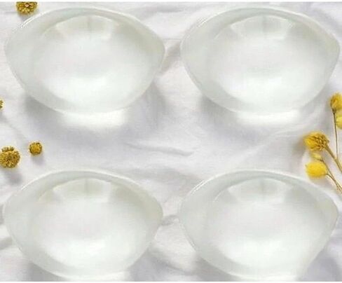 بتلات الثدي، زوج واحد من بتلات لاصقة من السيليكون - بطانة حمالة صدر شفافة وطبيعية للارتداء اليومي، معزز صدر مريح وغير مرئي، مثالي لبدلات السباحة والفساتين in Kuwait