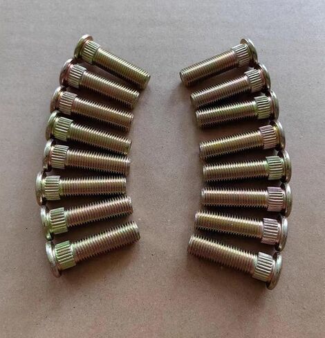 16pcs (3/8-24 * 1.38") Front Rear Wheel Studs 7518378 Replacement for Polaris Ranger 400 500 570 700 800 900 Sportsman Scrambler Trail Boss Blazer 330 ATV in Saudi Arabia