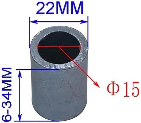 Axle Washer M15 Spacers Front Or Rear Wheels 15MM Hub 6mm-34mm Thick Fit For Dirt Pit Bike Motocross Motorcycle(M15x6MM) in Saudi Arabia