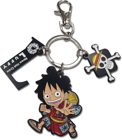 Great Eastern Entertainment One Piece - Monkey D. Luffy Wano Version SD With Icon Three Charm Keychain in Saudi Arabia