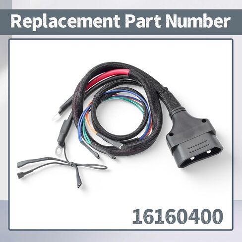 16160400 سرج التحكم الجانبي في المحراث متوافق مع SnowDogg CM100 EX75 EX80 EX85 MD68 Gen 1 سلك التحكم في محراث الثلج، أسلاك الموزعة in Kuwait