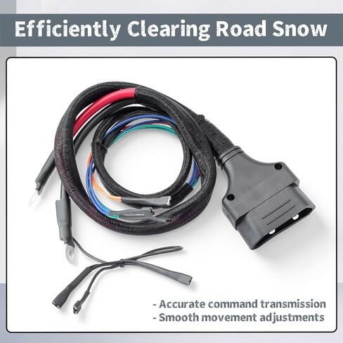 16160400 سرج التحكم الجانبي في المحراث متوافق مع SnowDogg CM100 EX75 EX80 EX85 MD68 Gen 1 سلك التحكم في محراث الثلج، أسلاك الموزعة in Kuwait