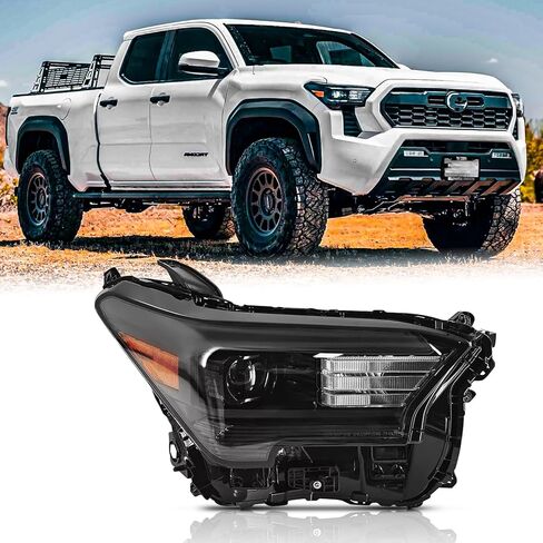 Front LED Fog Lights Assembly Pair for 2022-2026 Toyota Tundra/2024-2026 Toyota Tacoma/2025-2026 Toyota 4Runner/2023-2026 Toyota Sequoia Bumper Fog Lights Driving Lamps w/Switch Replacement Left+Right in Saudi Arabia