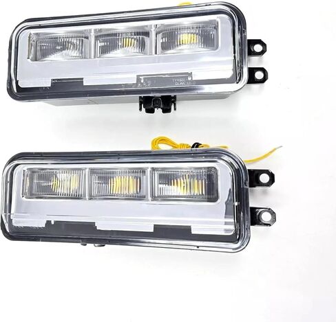 Front LED Fog Lights Assembly Pair for 2022-2026 Toyota Tundra/2024-2026 Toyota Tacoma/2025-2026 Toyota 4Runner/2023-2026 Toyota Sequoia Bumper Fog Lights Driving Lamps w/Switch Replacement Left+Right in Saudi Arabia