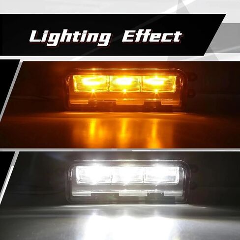 Front LED Fog Lights Assembly Pair for 2022-2026 Toyota Tundra/2024-2026 Toyota Tacoma/2025-2026 Toyota 4Runner/2023-2026 Toyota Sequoia Bumper Fog Lights Driving Lamps w/Switch Replacement Left+Right in Saudi Arabia