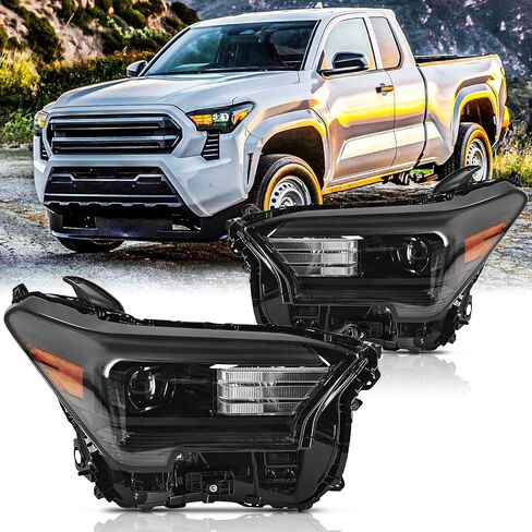 Front LED Fog Lights Assembly Pair for 2022-2026 Toyota Tundra/2024-2026 Toyota Tacoma/2025-2026 Toyota 4Runner/2023-2026 Toyota Sequoia Bumper Fog Lights Driving Lamps w/Switch Replacement Left+Right in Saudi Arabia