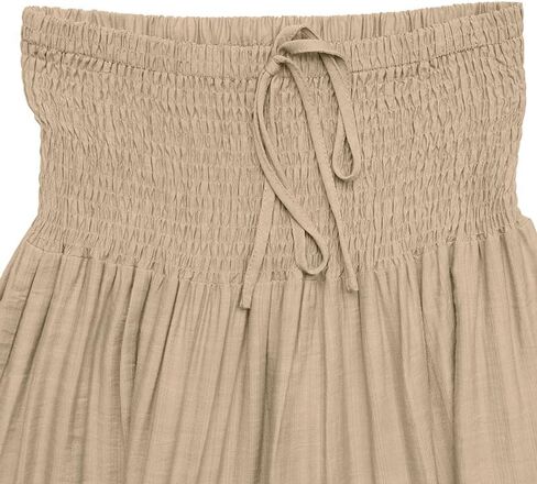 BARASA Womens Boho Maxi Skirt 2026 High Waist Tiered A Line Beach Summer Flowy Ruffle Long Skirts for Vacation in Saudi Arabia