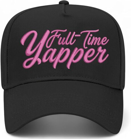 Full-Time Yapper Hat | Premium Vintage Trucker Hat with Adjustable Snapback for Men and Women in Saudi Arabia