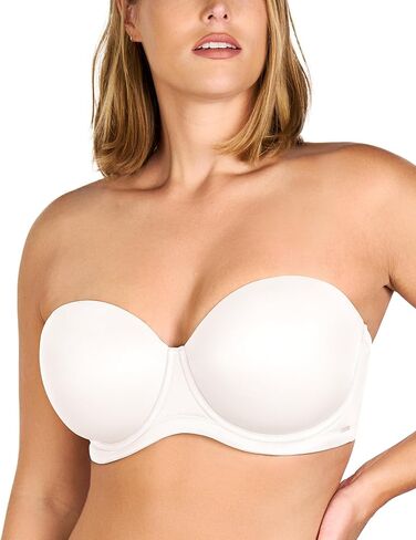 HSIA حمالات الصدر بدون حمالات للنساء تمثال نصفي كبير غير قابل للانزلاق تغطية كاملة Underwire داعمة متعددة الاتجاهات حمالة صدر بدون حمالات مقاس كبير in Saudi Arabia