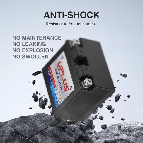 YTZ7S, 12 Volt 8 AH Batteries UPLUS EBZ7-3-2 ATV Scooter Battery Maintenance Free - SLA AGM Powersport Batteries Compatible with Honda TRX450ER TRX450R Yamaha YFZ450 in Kuwait