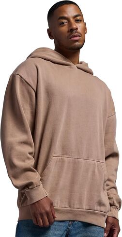 Expert Brand USA-Made Men's Oversized Heavyweight Cotton Pullover Hoodie in Saudi Arabia