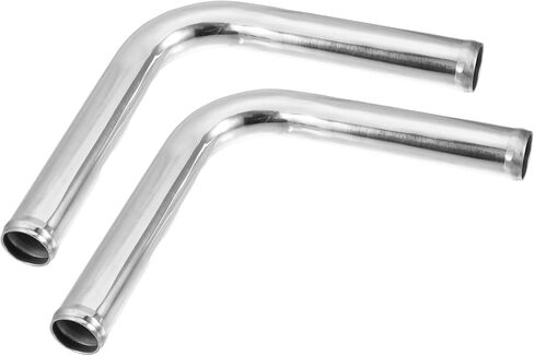 OD 1.25" 32mm Leg Length 6" 152mm Car Aluminum Alloy Tube Intercooler Pipe 90 Degree Bend Elbow Air Intake Joiners Tubing - Pack of 2 Auto Replacement Parts in Saudi Arabia