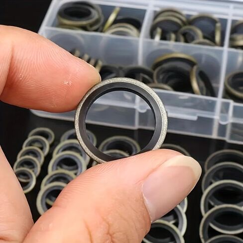 130pcs Set of Automotive Oil Pan Drain Plug Gaskets - Including Drain Bolt Gasket, Rubber Gasket, and Replaceable Seal in Saudi Arabia