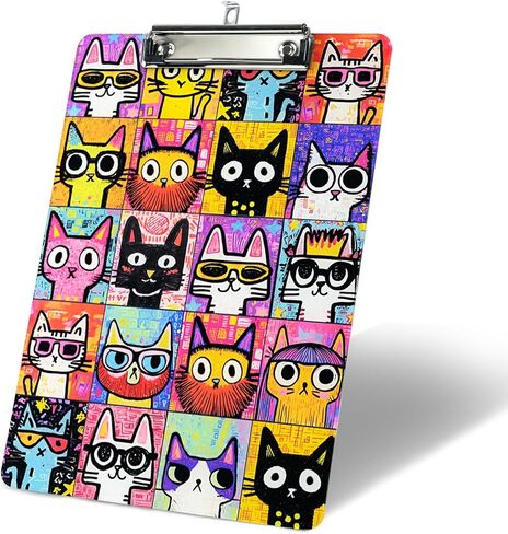 Monet Acrylic Clipboard Cute Clip Board Standard A4 Letter Size 8.5" x 12" Clipboards Decorative for Nurse Worker Office in Saudi Arabia