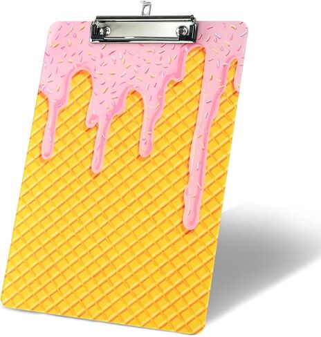 Monet Acrylic Clipboard Cute Clip Board Standard A4 Letter Size 8.5" x 12" Clipboards Decorative for Nurse Worker Office in Saudi Arabia