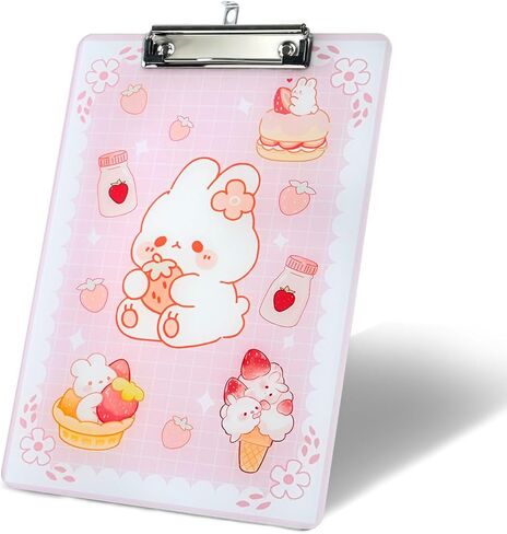 Monet Acrylic Clipboard Cute Clip Board Standard A4 Letter Size 8.5" x 12" Clipboards Decorative for Nurse Worker Office in Saudi Arabia