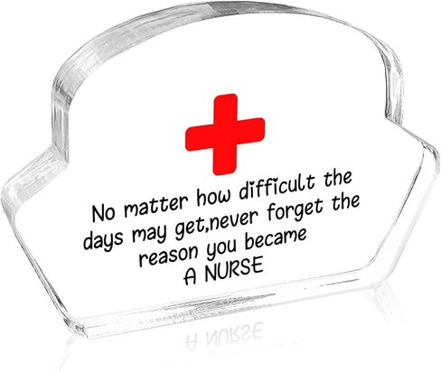 Nurse Gifts Appreciation Gifts Thank You Gifts for Men Women Nurse Medical Assistant RN Nurse Clear Acrylic Keepsake Office Table Decor Sign Idea Gift - Working the pole in Kuwait