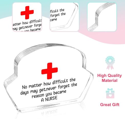 Nurse Gifts Appreciation Gifts Thank You Gifts for Men Women Nurse Medical Assistant RN Nurse Clear Acrylic Keepsake Office Table Decor Sign Idea Gift - Working the pole in Kuwait