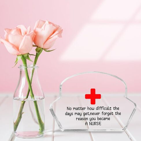 Nurse Gifts Appreciation Gifts Thank You Gifts for Men Women Nurse Medical Assistant RN Nurse Clear Acrylic Keepsake Office Table Decor Sign Idea Gift - Working the pole in Kuwait