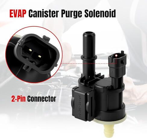 Vapor Canister Purge Valve Fit for 2015-2023 Dodge Charger Challenger Durango, 14-22 Jeep Grand Cherokee Wrangler, Ram 1500 Chrysler 300 Grand Caravan 13 14 15 16 17 18 19 20 21 22 23 24, 911-410 in Saudi Arabia