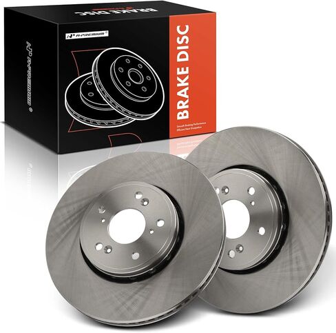 A-Premium 12.27 inch (311.7mm) Front Vented Disc Brake Rotors Compatible with Select Acura Models - ILX 2016, RDX 2013-2018, 2-PC Set in Saudi Arabia