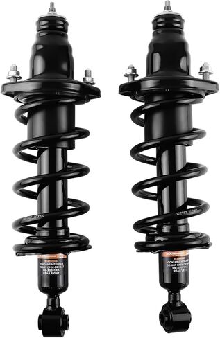 دعامات خلفية من maxpeedingrods ممتصة للصدمات لسيارة Honda Civic 2001-2005، 171340L 171340R دعامة كاملة مع مجموعة زنبركية ملفوفة، قطعتان in Saudi Arabia