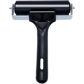 أسطوانة براير مطاطية لأدوات أرضيات القوارب - أسطوانة شريطية لتركيب التزيين، سقف RV، ورق جدران، تنعيم واسع النطاق (4 بوصات، قطعة واحدة) in Kuwait