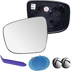 EAP Driver Side Mirror Glass Compatible with Nissan Rogue Sport 2017-2022, Qashqai 2017-2023, Heated, 963666MA0A 963666MA1A in Saudi Arabia