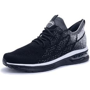 Mens Running Shoes Athletic Tennis Shoes Slip On Comfort Fashion Walking Sneaker for Gym Workout Blackwhite Size 7 in Saudi Arabia
