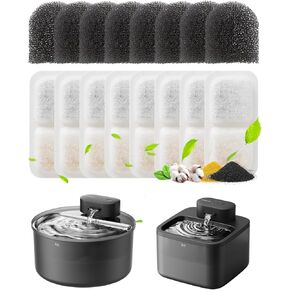 موزع مياه للكلاب من oneisall، موزع مياه أوتوماتيكي هادئ للكلاب سعة 7 لتر من الفولاذ المقاوم للصدأ، خالٍ من مادة BPA بنسبة 100% للقطط والكلاب الصغيرة والمتوسطة الحجم in Kuwait