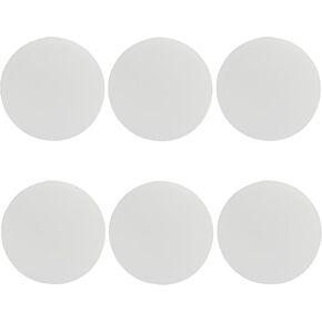 6 عبوات من سدادات الأبواب للجدار، مصد باب مطاطي أبيض مقاس 2 بوصة مع دعامة لاصقة، واقي جدار هادئ للمقبض والمقبض، وسادات مضادة للتصادمات للاستخدام المنزلي والمكتب (دائري) in Kuwait