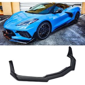 Front Bumper Lip Splitter Spoiler for Chevy Corvette C8 Stingray Z51 2020-2026 (Gloss Black) in Kuwait