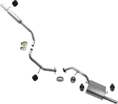 Resonator Extension Pipe Rear Muffler Gaskets Clamps Replacement Parts For 2006 2007 2008 2009 2010 2011 2012 2013 2014 2015 Mazda 5 Automatic Transmission Exhaust System Kit in Saudi Arabia