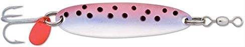 Luhr Jensen 3/16 Krocodile (Treble Hook) Rainbow Trout, Black Silver Reflex in Saudi Arabia