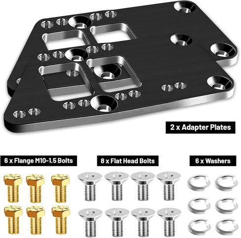 for LS Swap Motor Mounts Adapter Plates - for SBC Vehicle to LS Engine Adjustable Universal LS Conversion Swap Bracket Small Block for LS1 LS3 LS2 LQ4 LQ9 LS6 L92 L99 L33 LR4 in Saudi Arabia