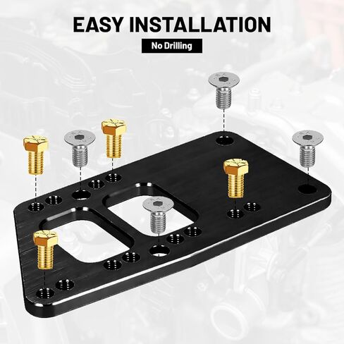 for LS Swap Motor Mounts Adapter Plates - for SBC Vehicle to LS Engine Adjustable Universal LS Conversion Swap Bracket Small Block for LS1 LS3 LS2 LQ4 LQ9 LS6 L92 L99 L33 LR4 in Saudi Arabia