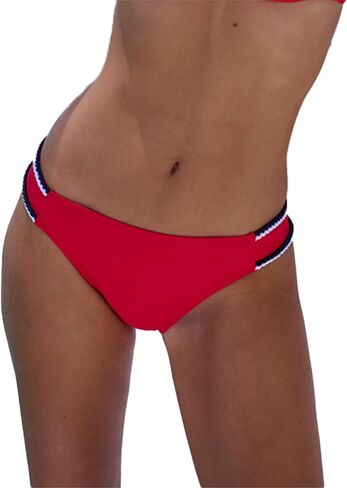LASCANA Women's Contrast Trim Bikini Bottom in Saudi Arabia