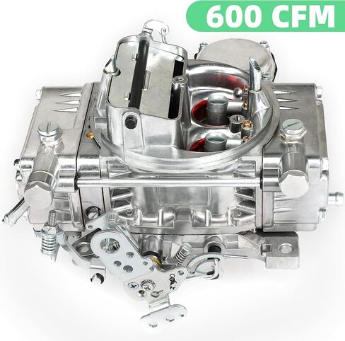 600 CFM 4 Barrel Carburator Electric Choke Vacuum Secondary 4150 Model - الألومنيوم أداء الشارع الكربوهيدرات المتوافقة مع محركات Ford Chrysler GM V8 (الجزء: BR-67270) in Kuwait
