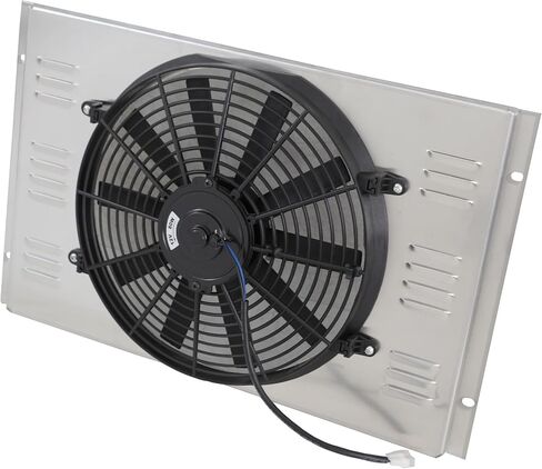 4 Row Radiator & Shroud 14"Fan For 1962-1967 CHEVROLET CHEVY NOVA II V8 Nova Ss Chevy II 2.5L performance ALUMINUM in Saudi Arabia