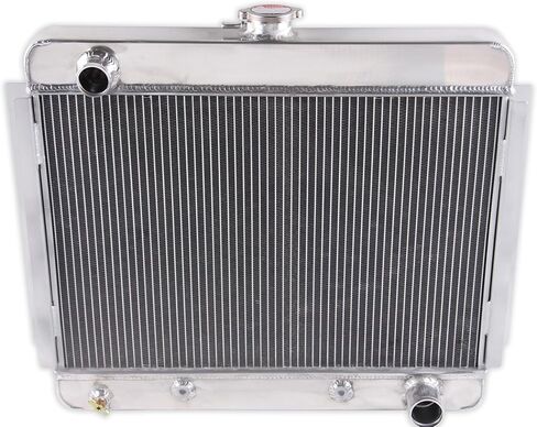4 Row Radiator & Shroud 14"Fan For 1962-1967 CHEVROLET CHEVY NOVA II V8 Nova Ss Chevy II 2.5L performance ALUMINUM in Saudi Arabia