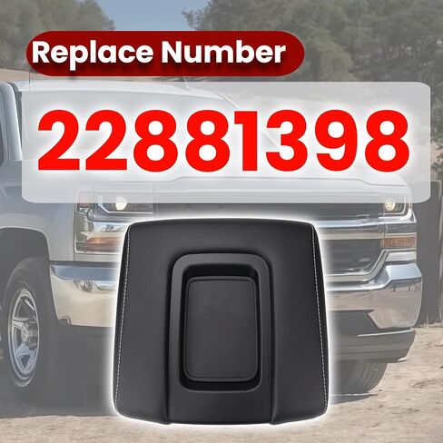 استبدال غطاء وحدة التحكم المركزية الأوسط متوافق مع شيفروليه تشيفي سيلفرادو سوبربان تاهو جي إم سي سييرا 1500 2500HD 3500HD يوكون XL كاديلاك إسكاليد 2014 2015 2016 2017 2018 2019 2020 22881398 in Kuwait