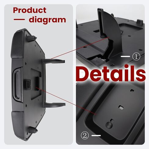 استبدال غطاء وحدة التحكم المركزية الأوسط متوافق مع شيفروليه تشيفي سيلفرادو سوبربان تاهو جي إم سي سييرا 1500 2500HD 3500HD يوكون XL كاديلاك إسكاليد 2014 2015 2016 2017 2018 2019 2020 22881398 in Kuwait