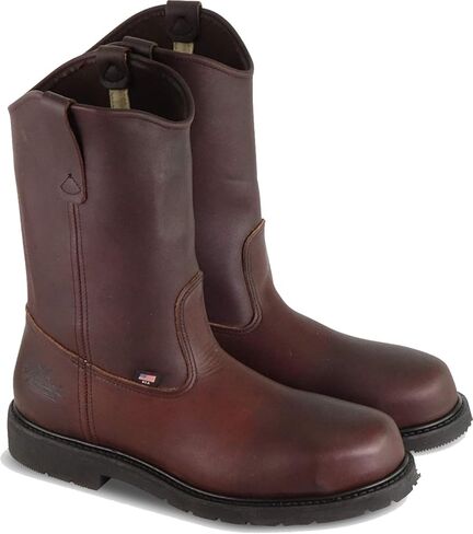 Thorogood 804-3231 Men's Oil Rigger 11" Wellington Safety Toe Boot, Black Walnut - 14 D(M) US in Saudi Arabia