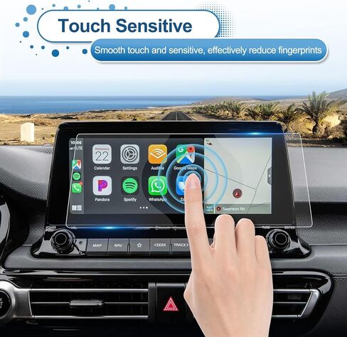 2021 2022 2023 Seltos Screen Protector for Kia Seltos (EX/SX/Nightfall Edition/S) 10.25-inch Touch Screen, 2023 2022 Seltos Tempered Glass 2023 Seltos Accessories HD Transparent 10.25Inch in Kuwait